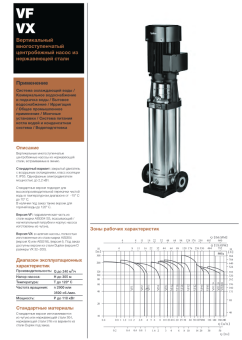 Вертикальный многоступенчатый насос Hydroo VX3-27R 0300 T 2340 5 2 IE3